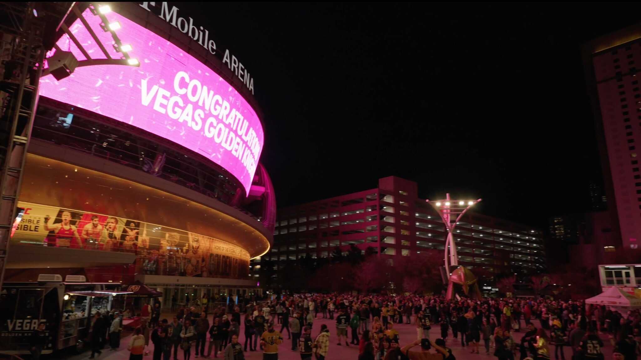 Black & White Dueling Pianos performing at a Vegas Golden Knights pre-game event in Las Vegas