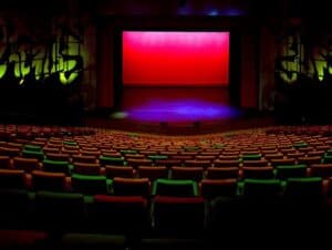 empty performance theater